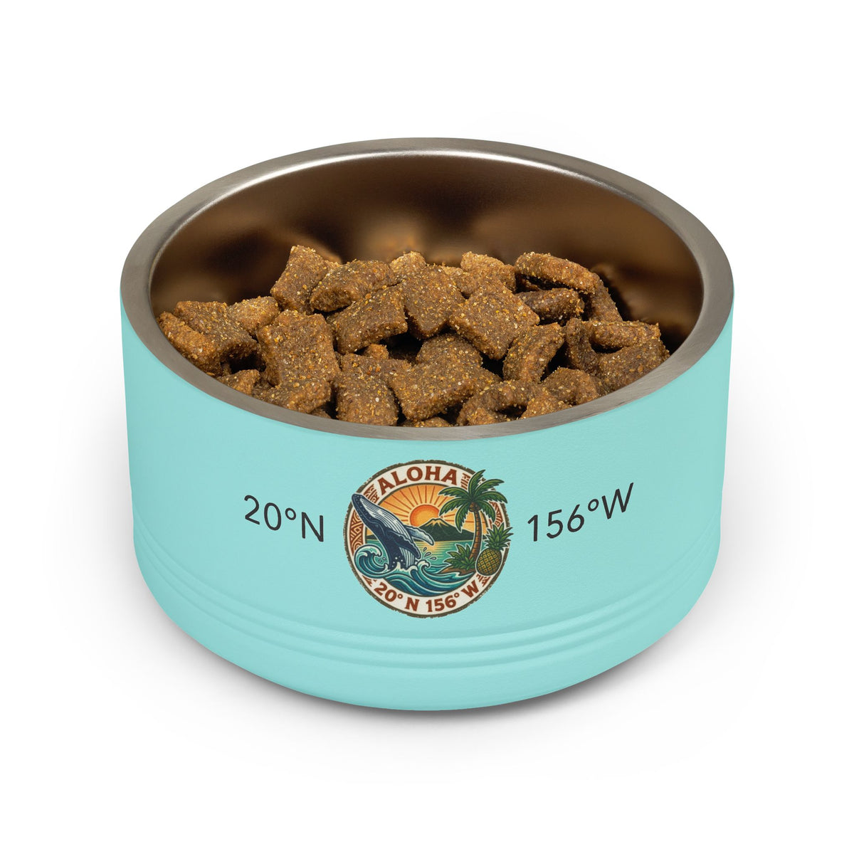 IAMMAUI® Aloha Pet Bowl — 18oz Insulated Stainless Steel