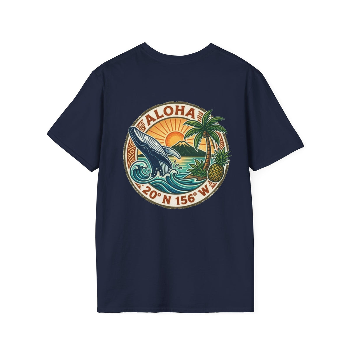 IAMMAUI® Aloha Whale T-Shirt — Unisex Softstyle Tee