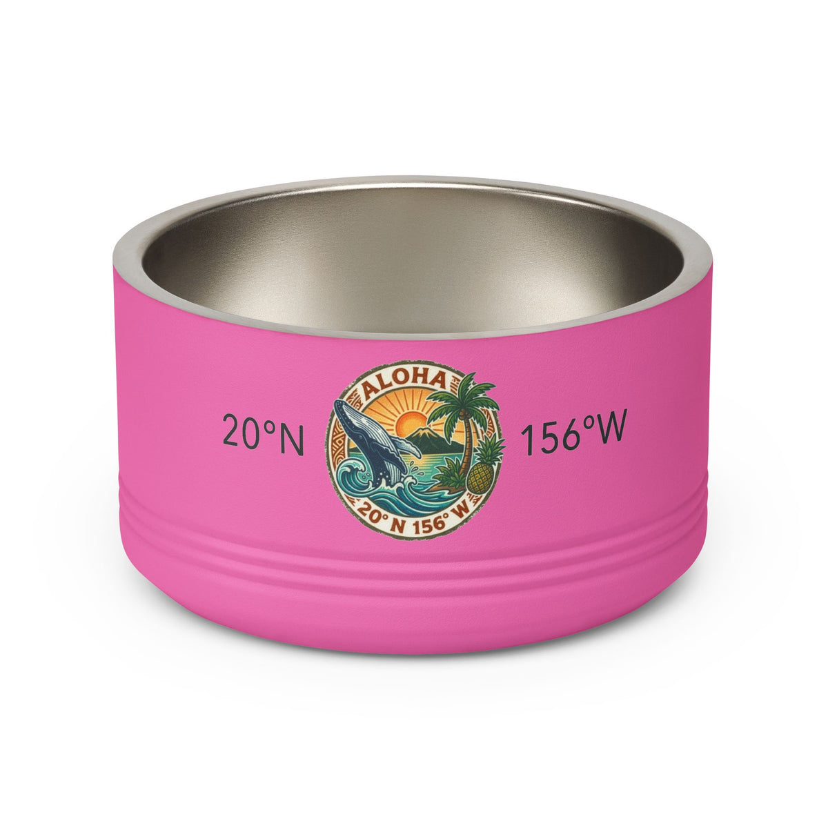 IAMMAUI® Aloha Pet Bowl — 18oz Insulated Stainless Steel