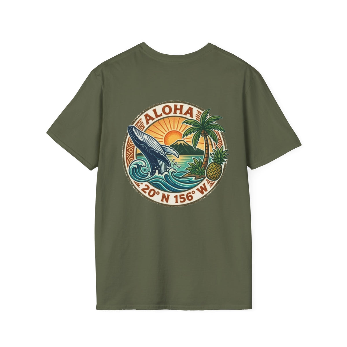 IAMMAUI® Aloha Whale T-Shirt — Unisex Softstyle Tee