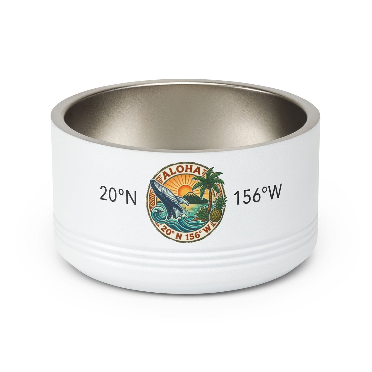 IAMMAUI® Aloha Pet Bowl — 18oz Insulated Stainless Steel