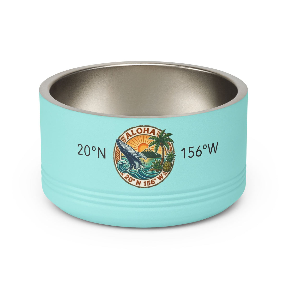 IAMMAUI® Aloha Pet Bowl — 18oz Insulated Stainless Steel