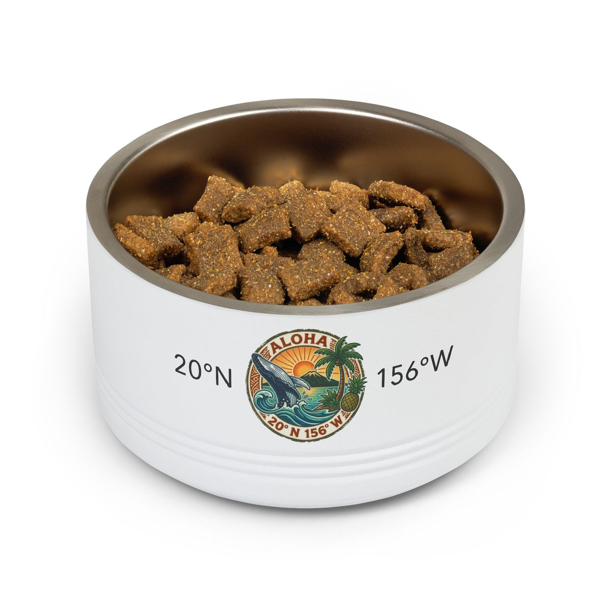 IAMMAUI® Aloha Pet Bowl — 18oz Insulated Stainless Steel