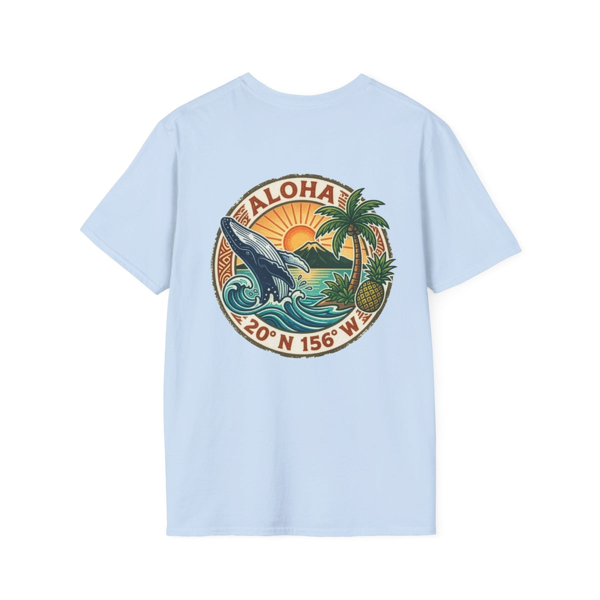 IAMMAUI® Aloha Whale T-Shirt — Unisex Softstyle Tee