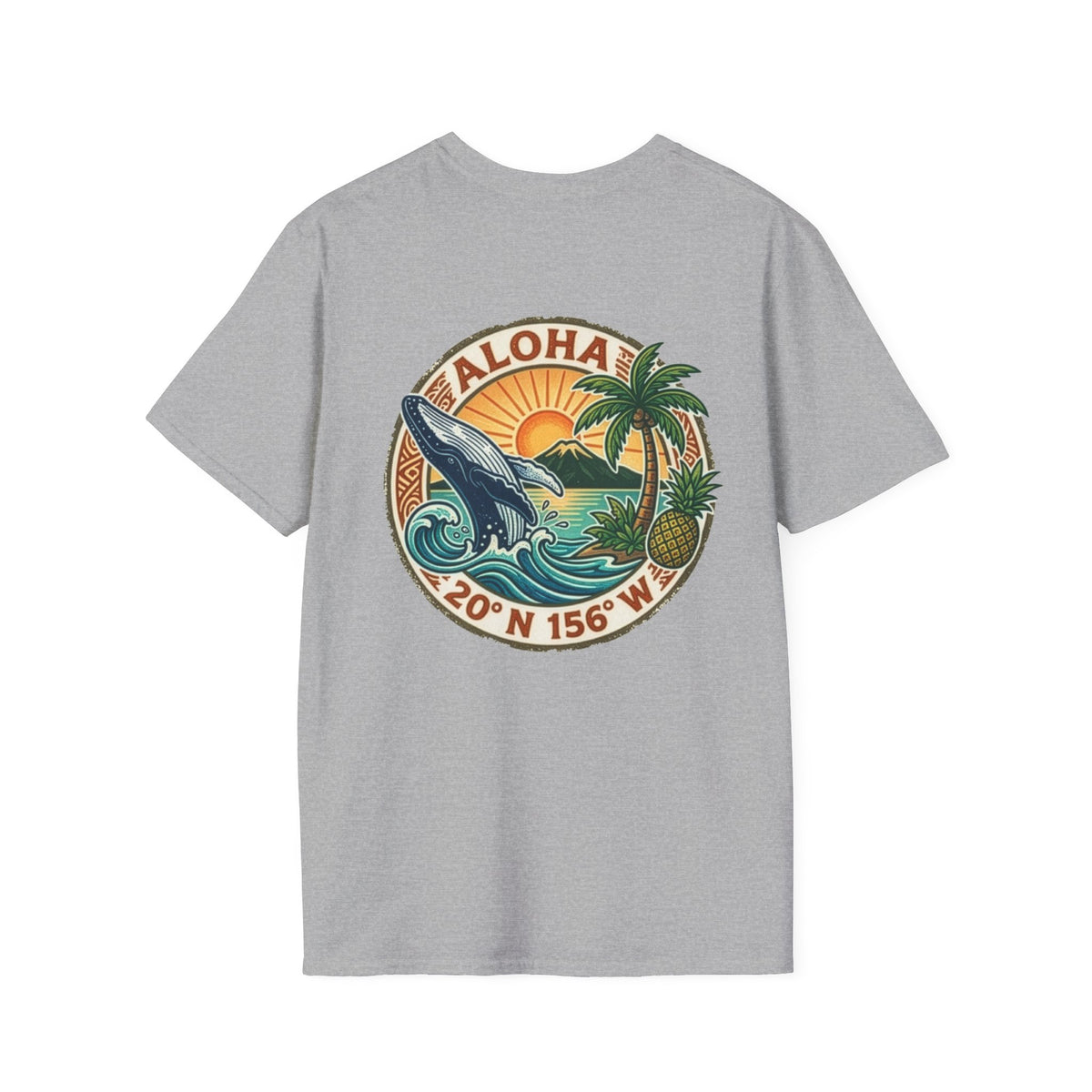 IAMMAUI® Aloha Whale T-Shirt — Unisex Softstyle Tee