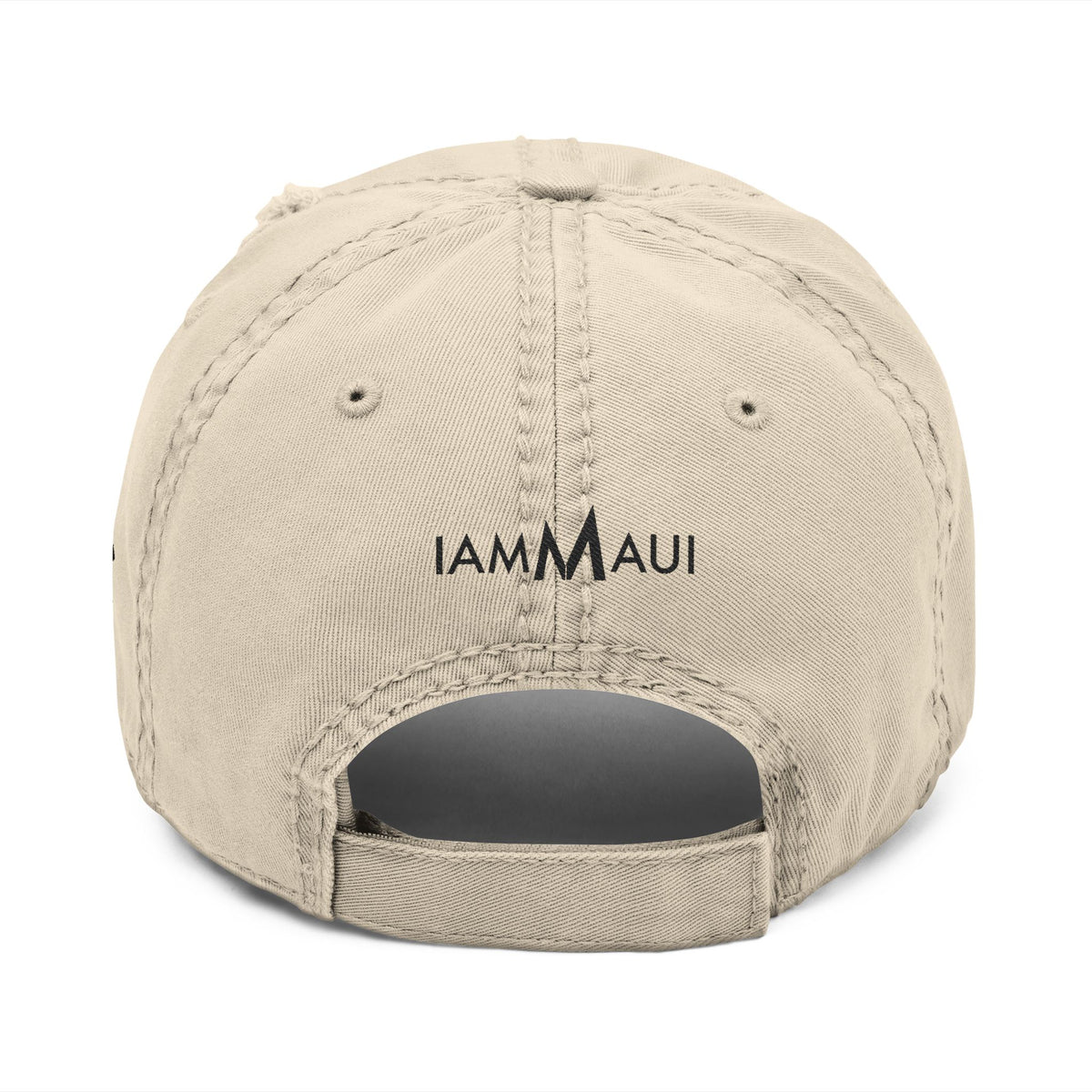 IYKYK Distressed Dad Hat — Embroidered Island Coordinates