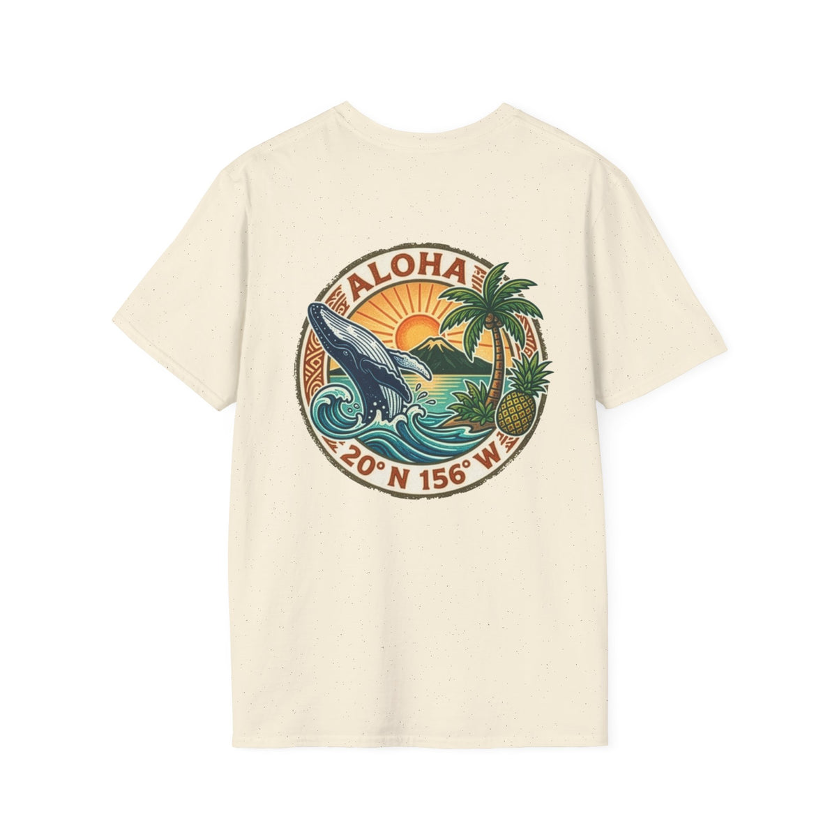 IAMMAUI® Aloha Whale T-Shirt — Unisex Softstyle Tee