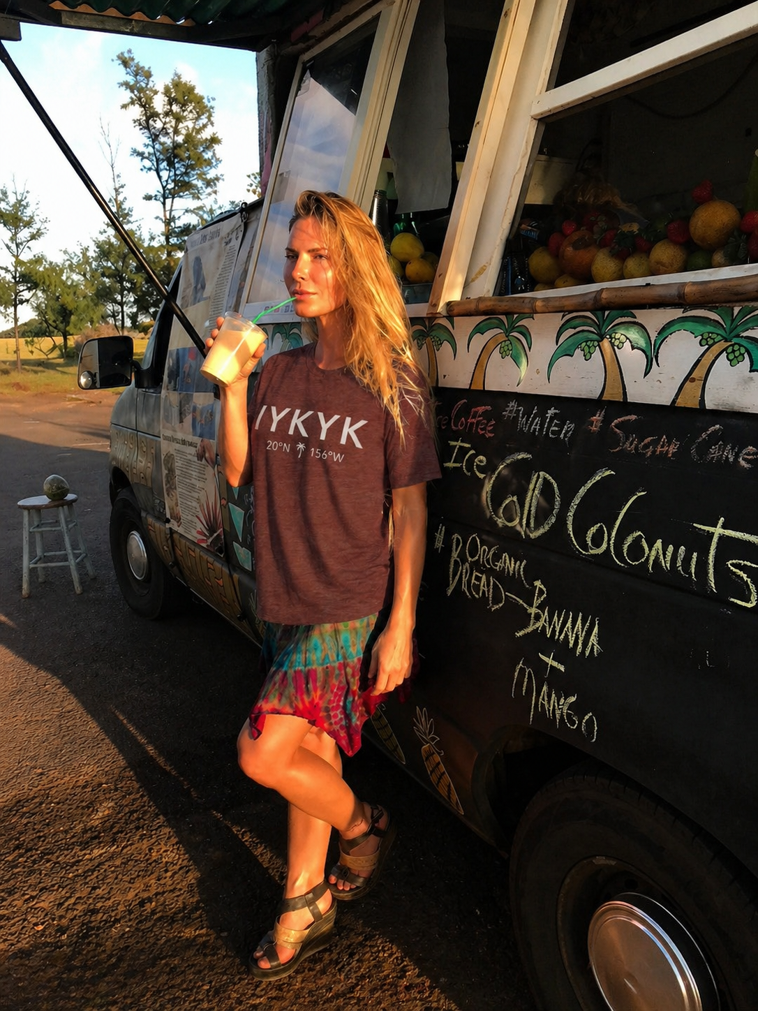 IYKYK Maui Coordinates Tee — IAMMAUI®