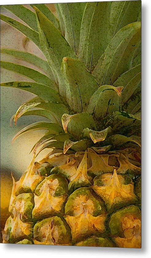 Maui Gold Pineapple - Metal Print