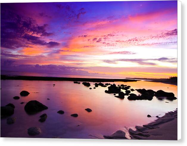 Pa'ia Sunrise - Canvas Print