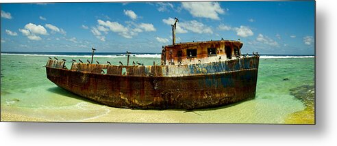 Shipwreck - Clipperton Atoll - Metal Print